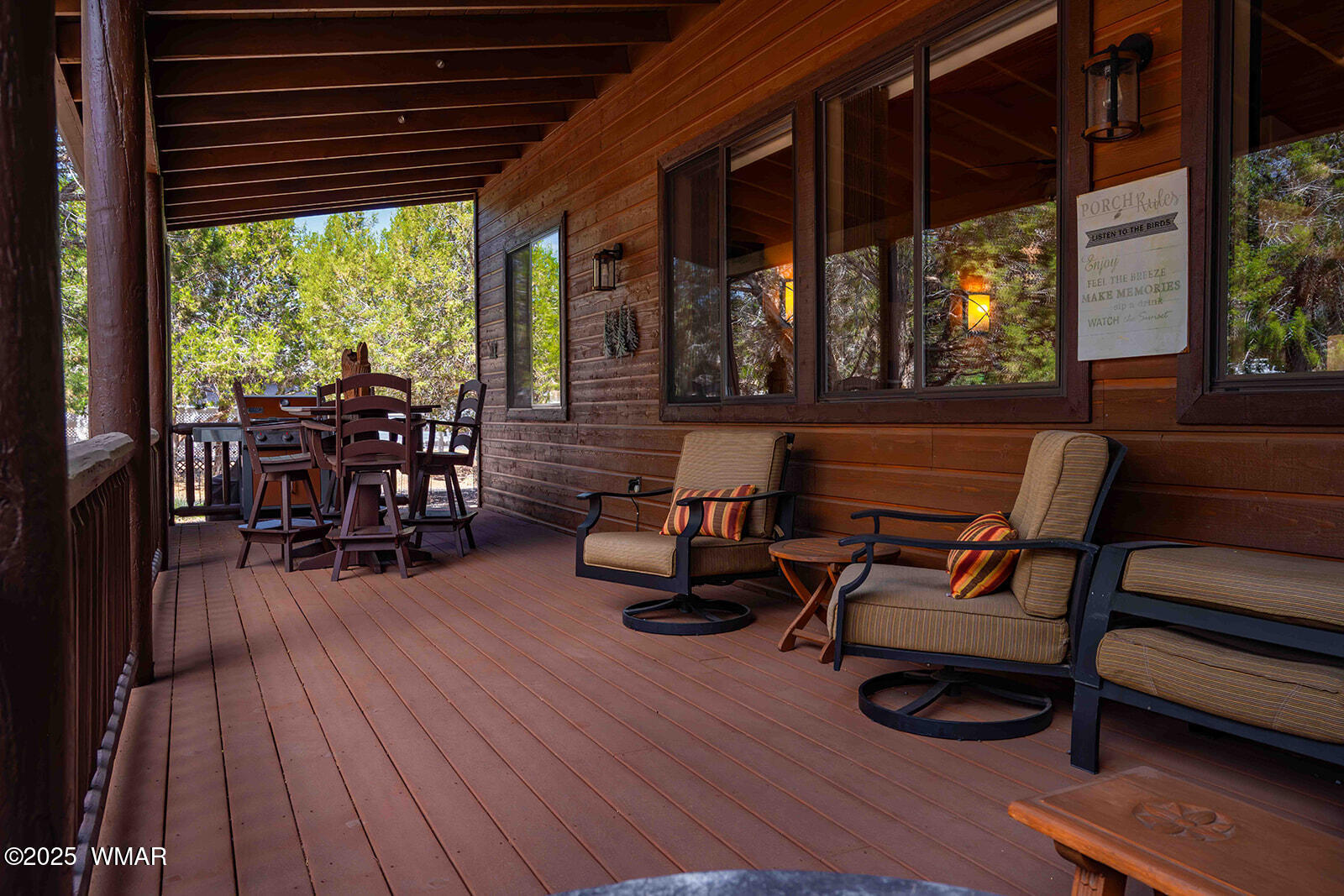 6757 Cheney Ranch Loop Show Low, AZ 85901 - Photo 46 of 77 Covered back deck
