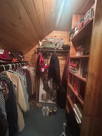 a view of a toilet in a bathroom