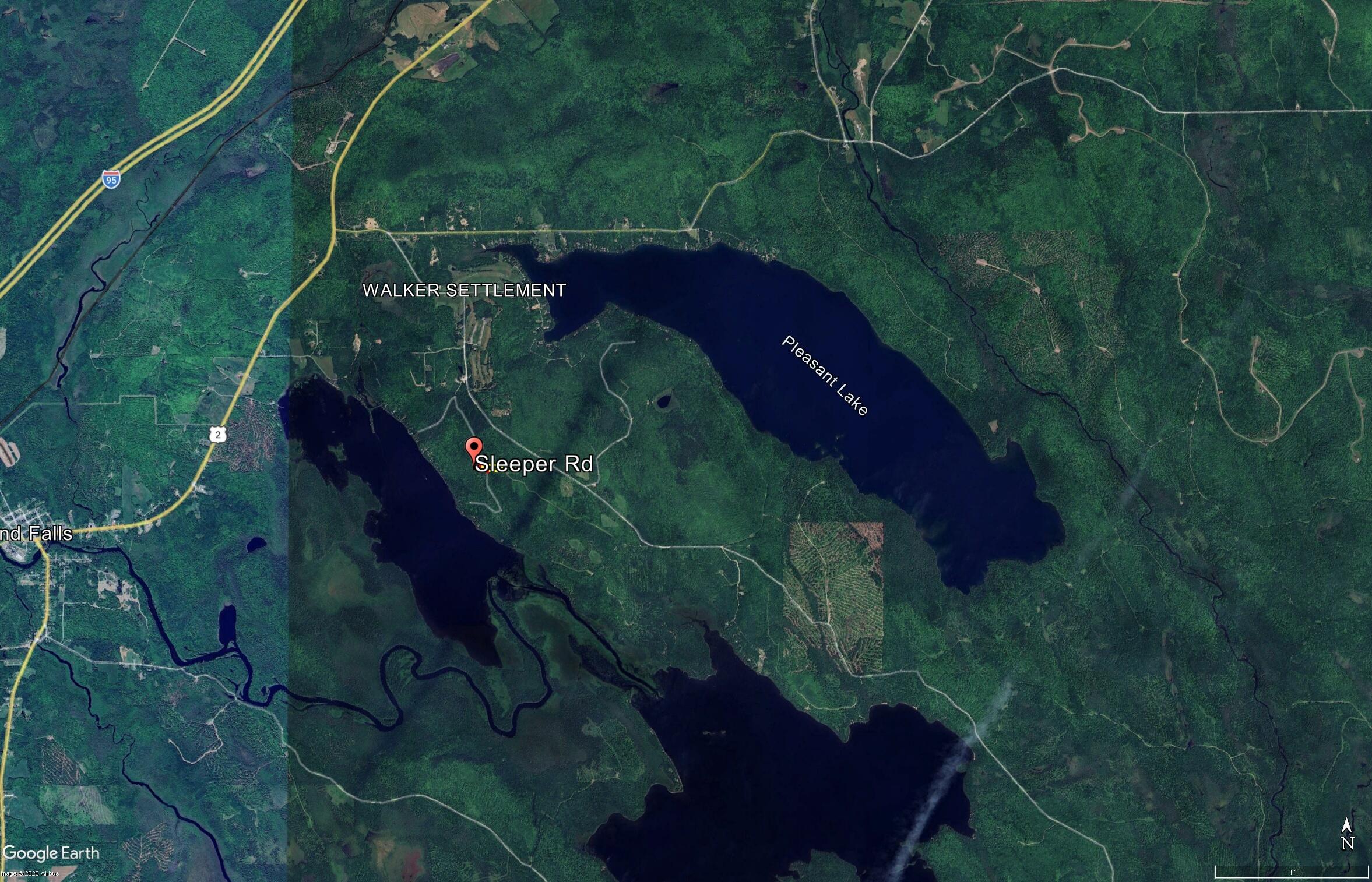 Lot 1 Sleeper Road Island Falls, ME 04747 - Photo 6 of 10 Lot 1 aerial 3