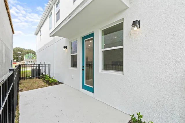 a view of kitchen with wooden floor