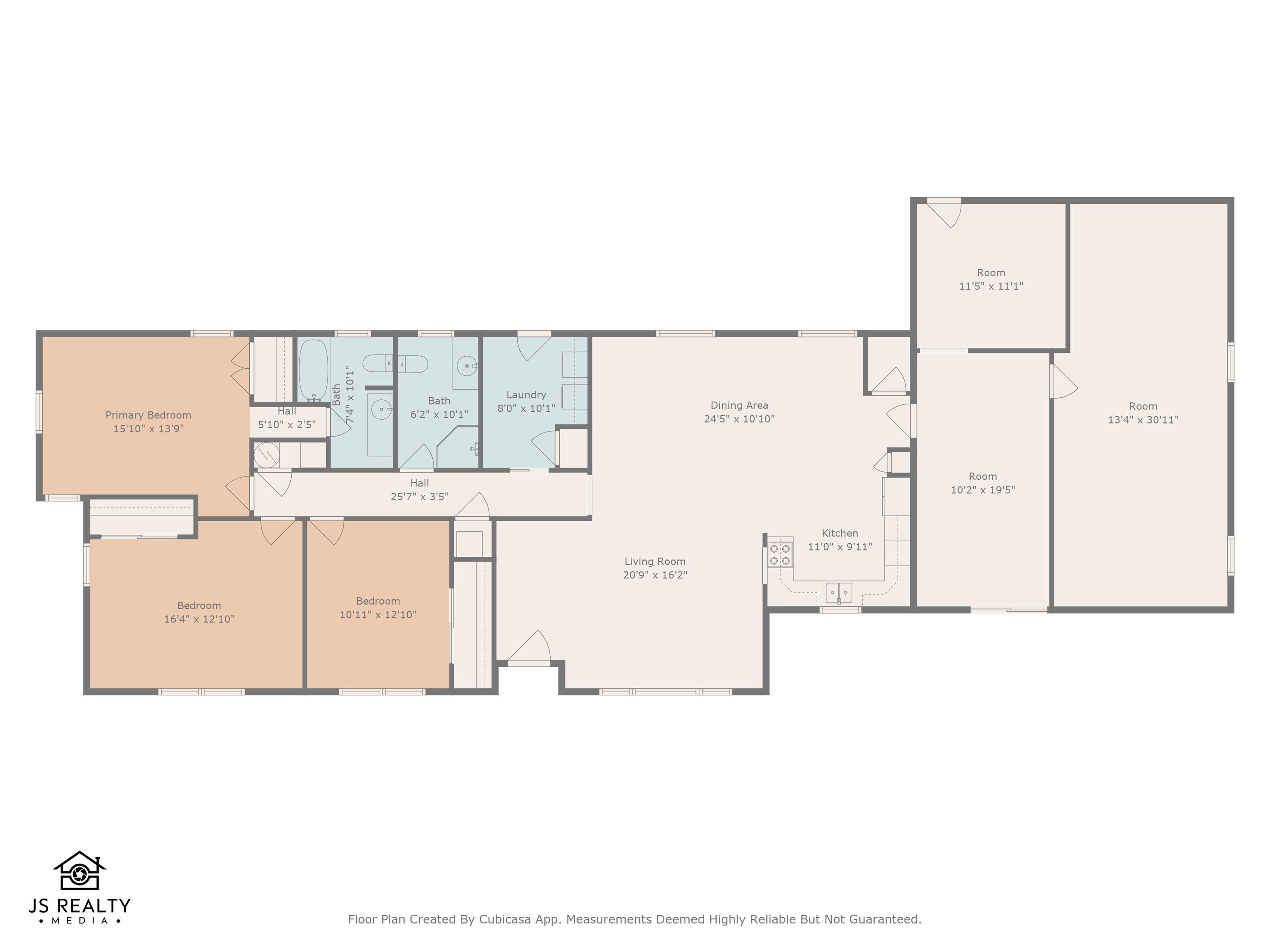 102 3rd Street Plains, TX 79355 - Photo 29 of 29 01-102 3rd St - Floor Plan