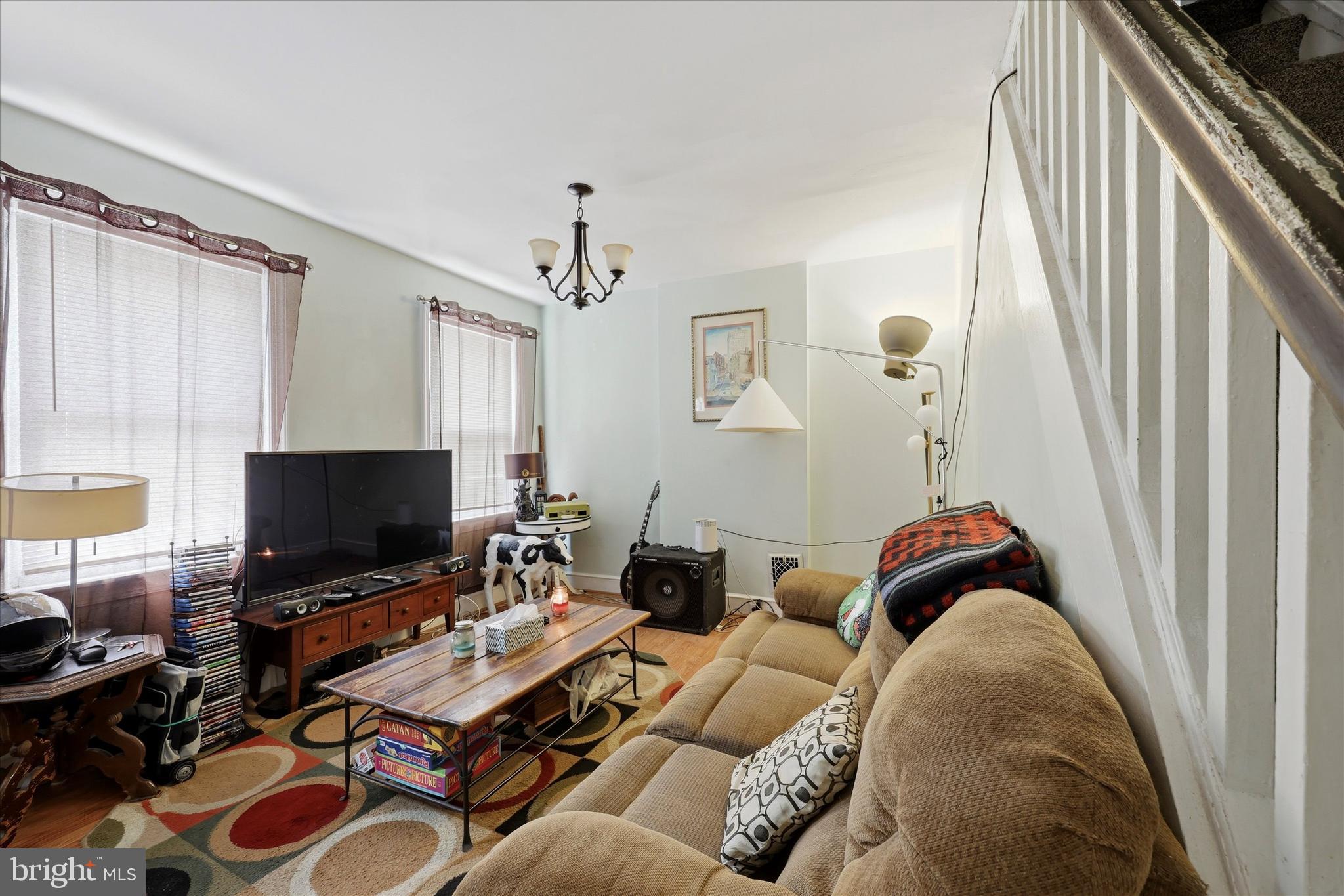 2442 East Gordon Street Philadelphia, PA 19125 - Photo 11 of 40 a living room with furniture and a flat screen tv