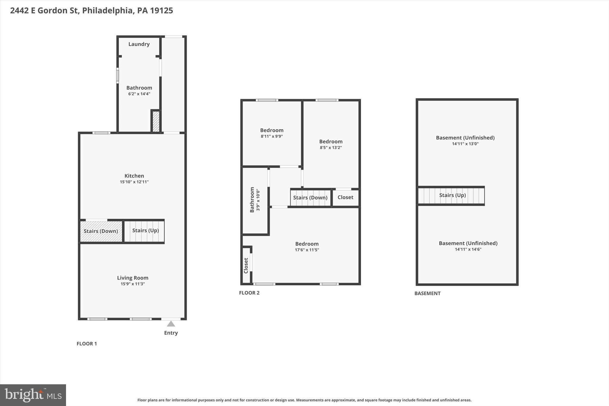2442 East Gordon Street Philadelphia, PA 19125 - Photo 40 of 40 All Floors