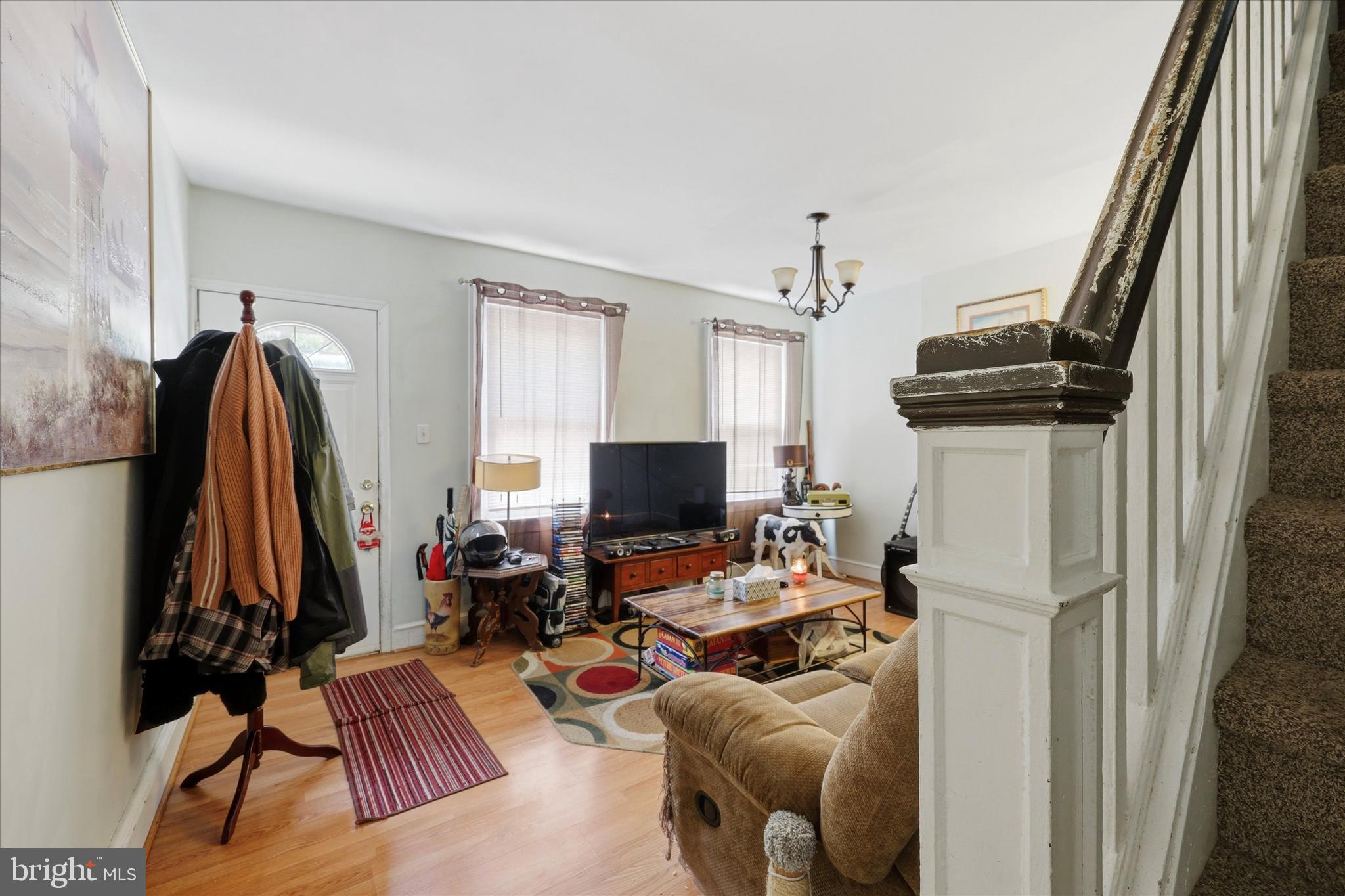 2442 East Gordon Street Philadelphia, PA 19125 - Photo 9 of 40 a living room with furniture and a flat screen tv