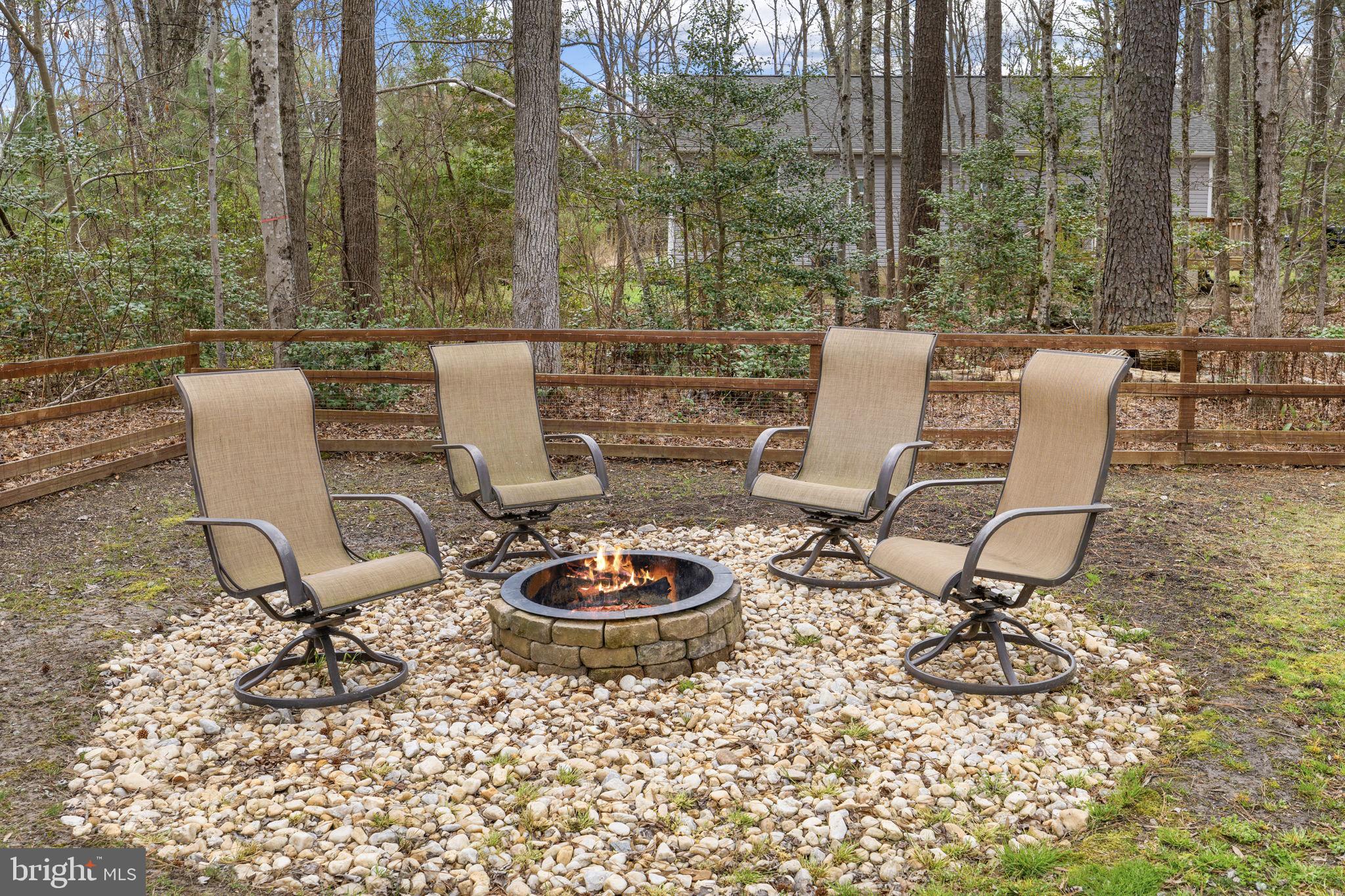 84 Pinewood Lane Colonial Beach, VA 22443 - Photo 28 of 38 Cozy fire pit with seating