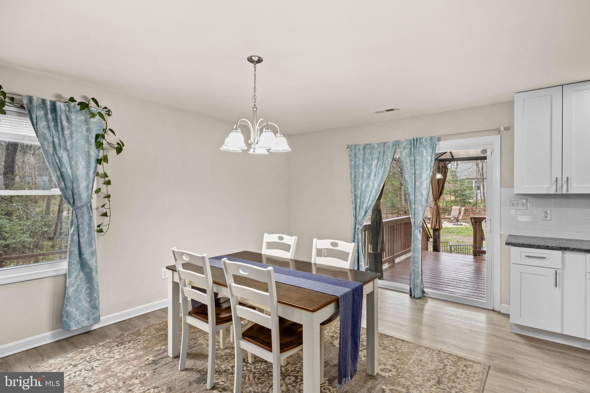 84 Pinewood Lane Colonial Beach, VA 22443 - Photo 10 of 38 Pendant lighting and back deck access