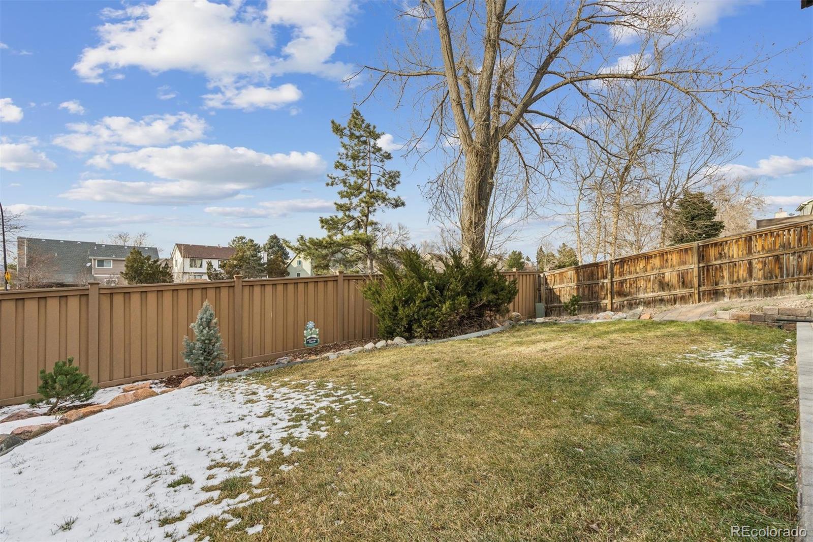 9471 Burlington Lane Highlands Ranch, CO 80130 - Photo 42 of 50 a view of a backyard of the house