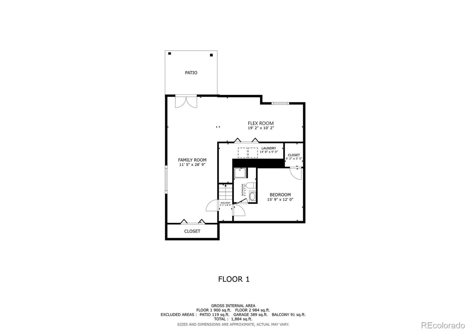9471 Burlington Lane Highlands Ranch, CO 80130 - Photo 50 of 50 a picture of floor plan