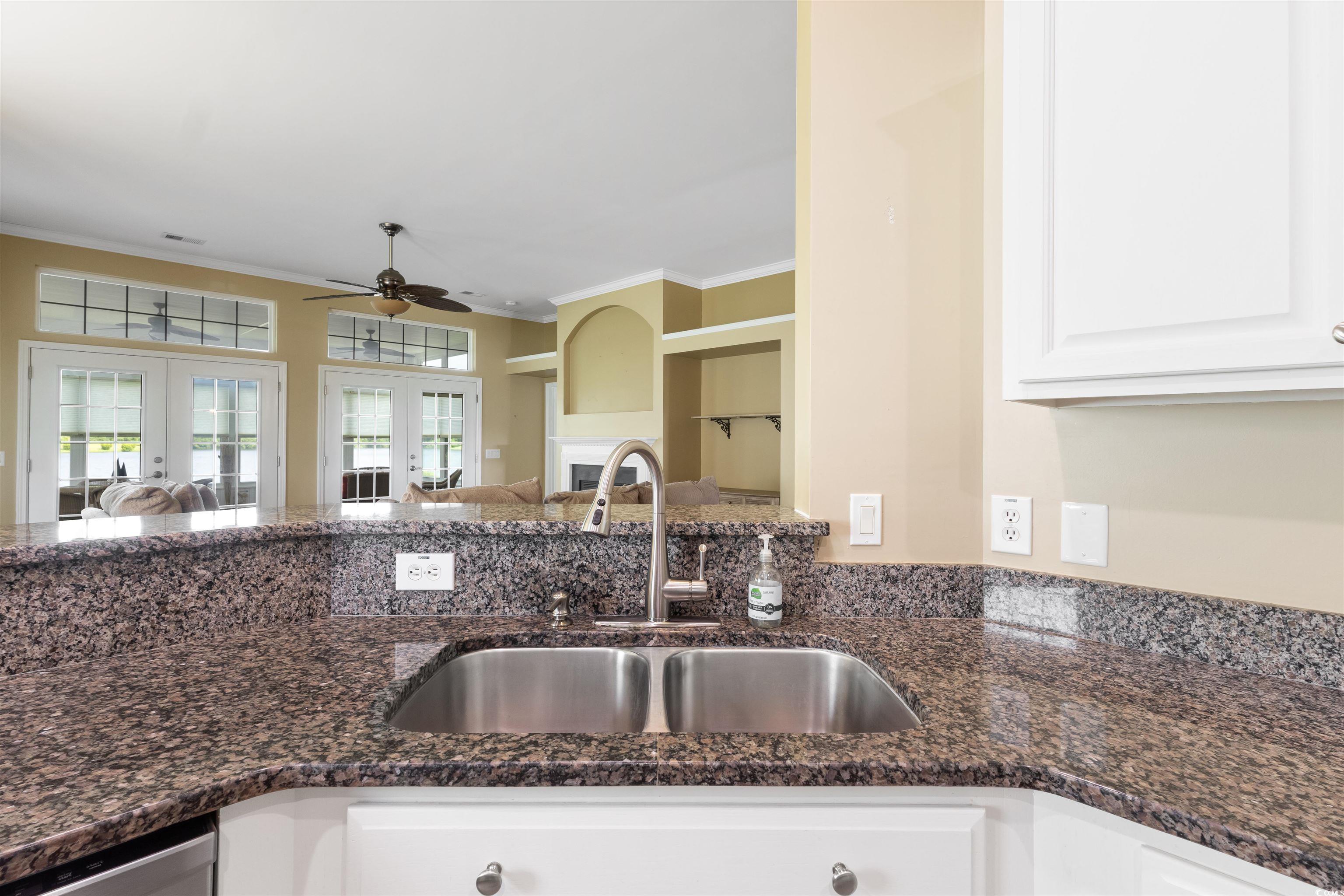 2210 Haystack Way Myrtle Beach, SC 29579 - Photo 33 of 33 Kitchen featuring open floor plan, ceiling fan, da