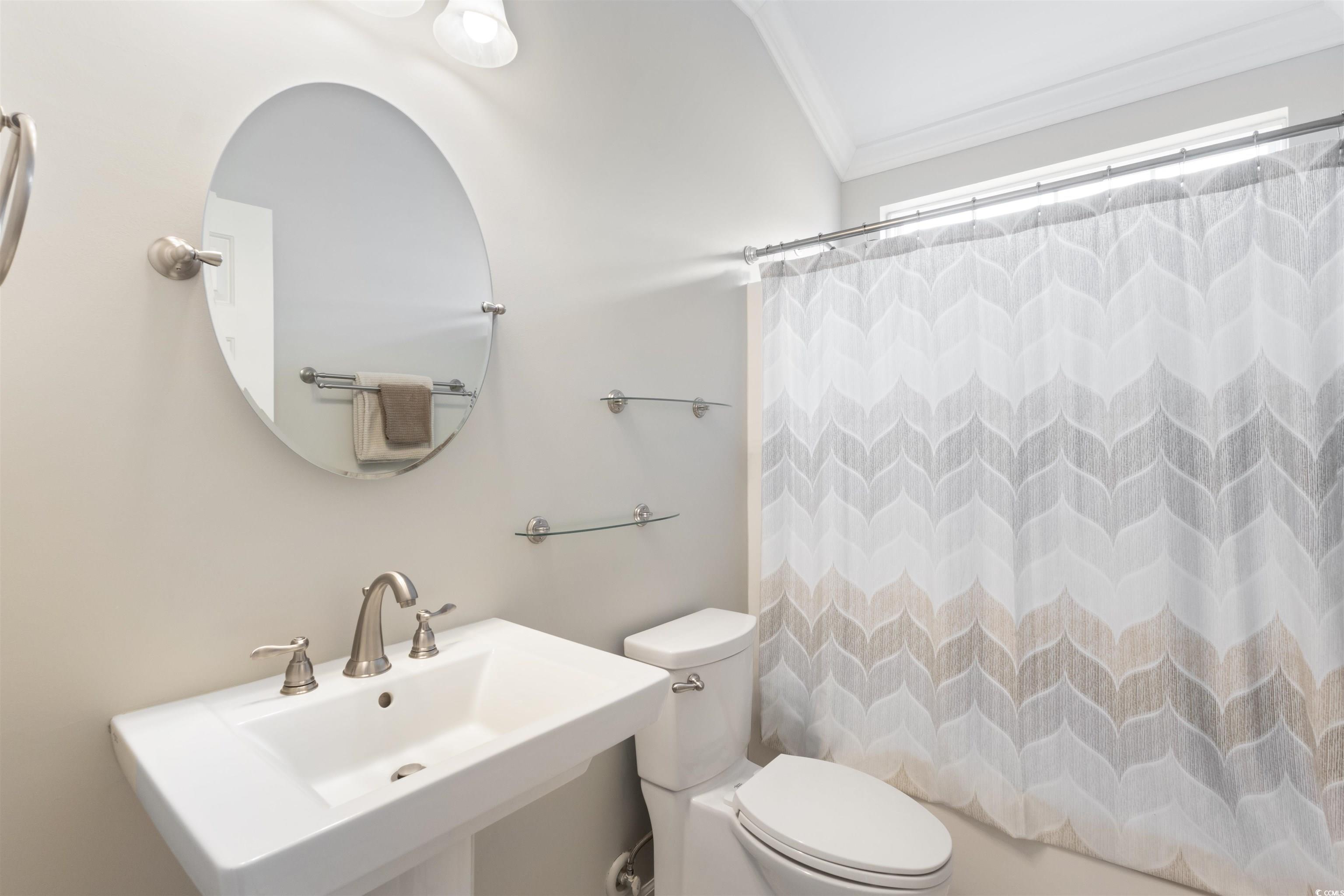 2210 Haystack Way Myrtle Beach, SC 29579 - Photo 21 of 33 Full bath with crown molding and shower / bath com