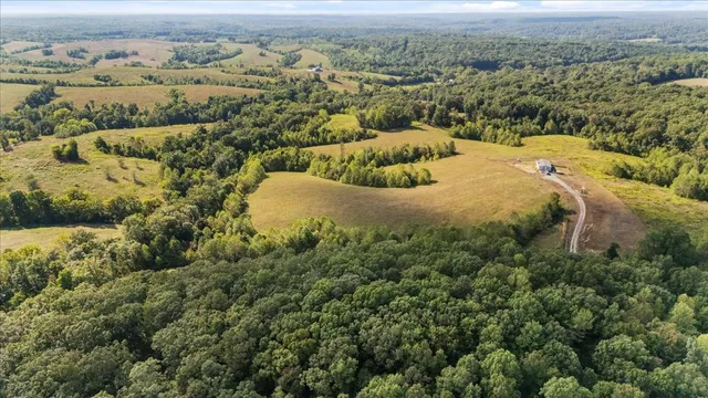 a view of a lake with a mountain