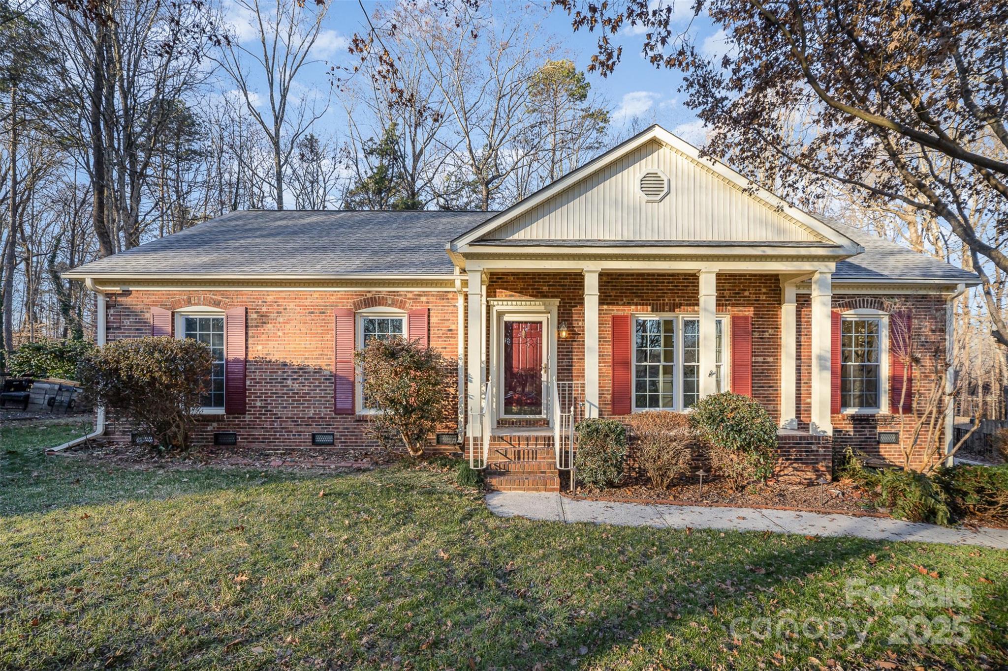 748 Trail Ridge Road Matthews, NC 28105 - Photo 1 of 29 front view of house with a yard