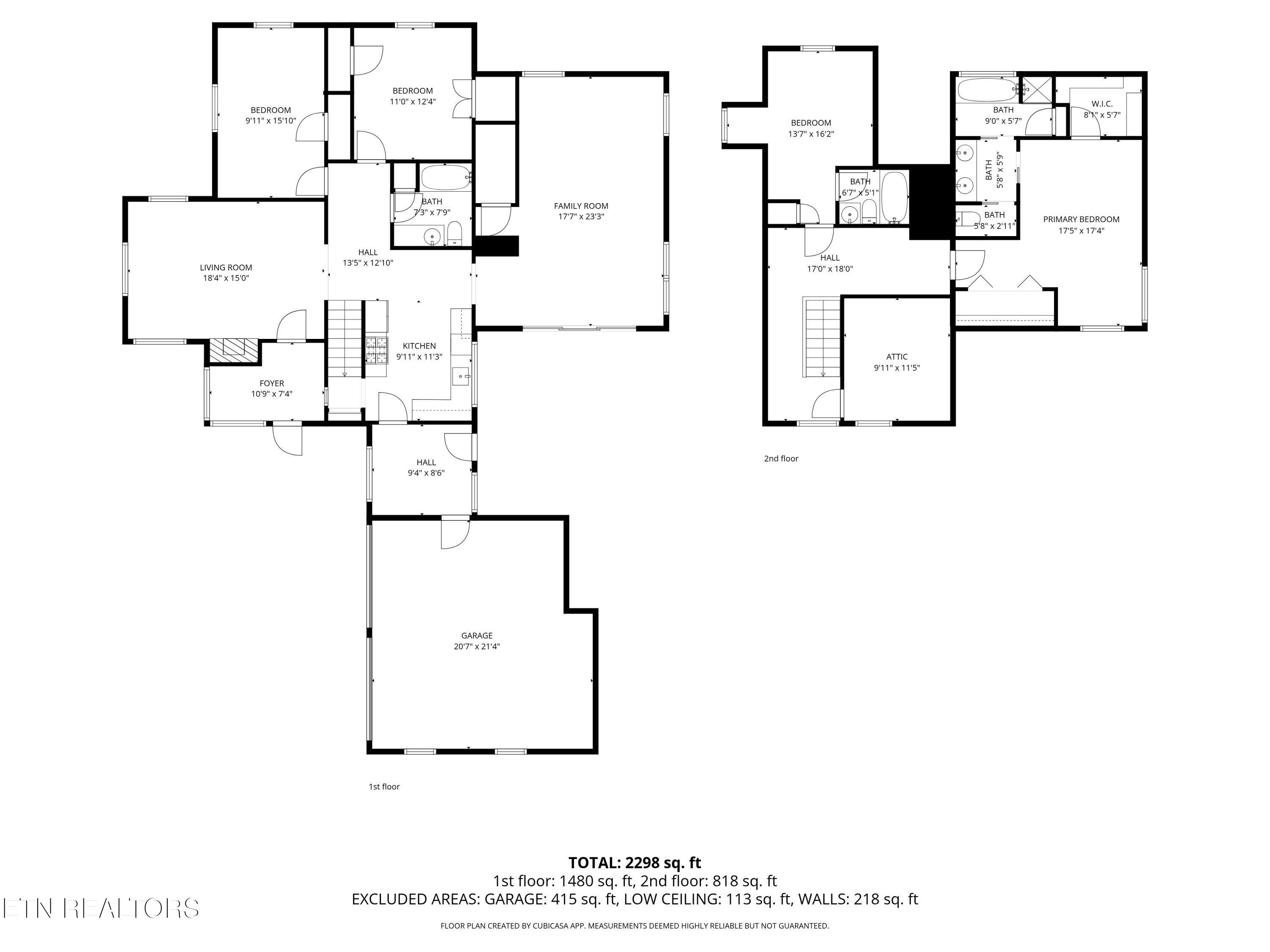 5220 Haynes-Sterchi Road Knoxville, TN 37912 - Photo 54 of 54 Floor Plans with APPROXIMATE SF