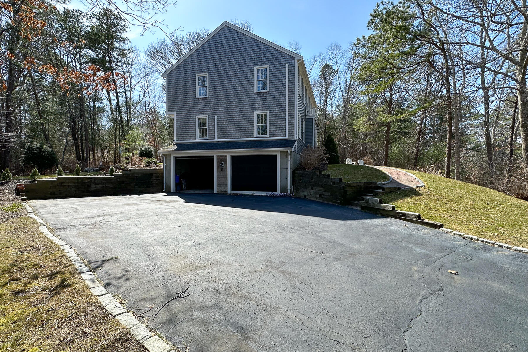 1 Country Farm Road Forestdale, MA 02644 - Photo 51 of 54 a view of a brick house with a yard