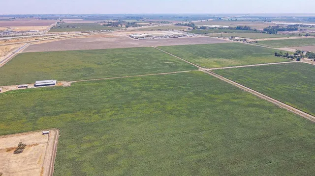 a view of a lake with a big yard