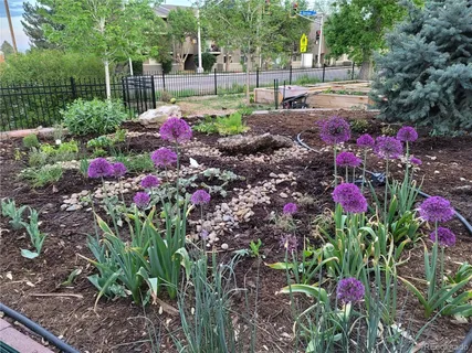 a view of a chairs and table in the patio