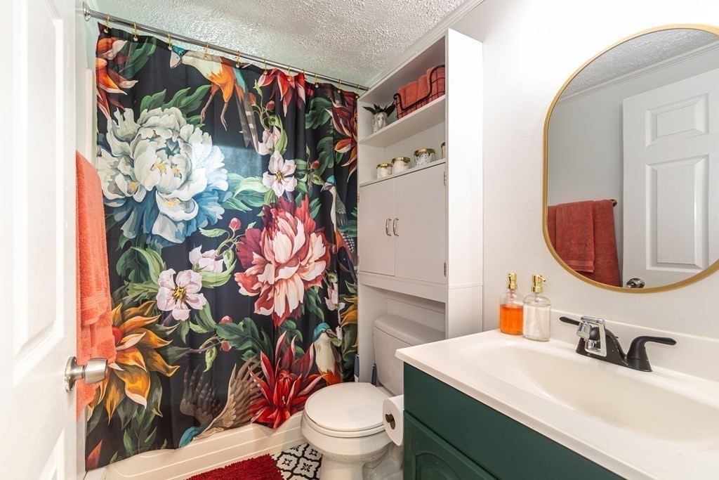 17 Lindsay Road Billerica, MA 01821 - Photo 21 of 42 a bathroom with a sink mirror vanity and toilet