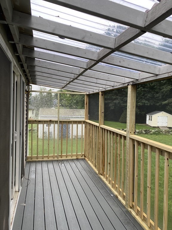17 Lindsay Road Billerica, MA 01821 - Photo 34 of 42 a view of a balcony with wooden floor