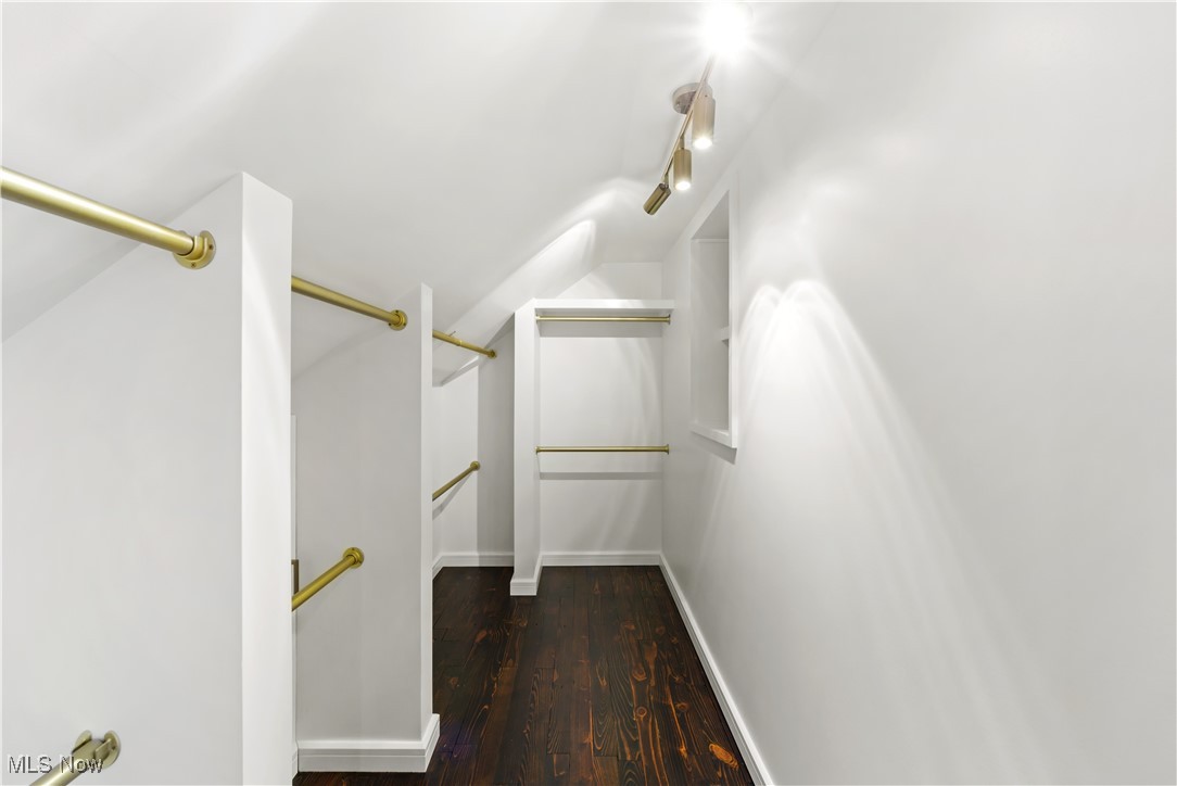 4648 Ammon Road Cleveland, OH 44143 - Photo 32 of 48 Spacious closet featuring dark wood flooring