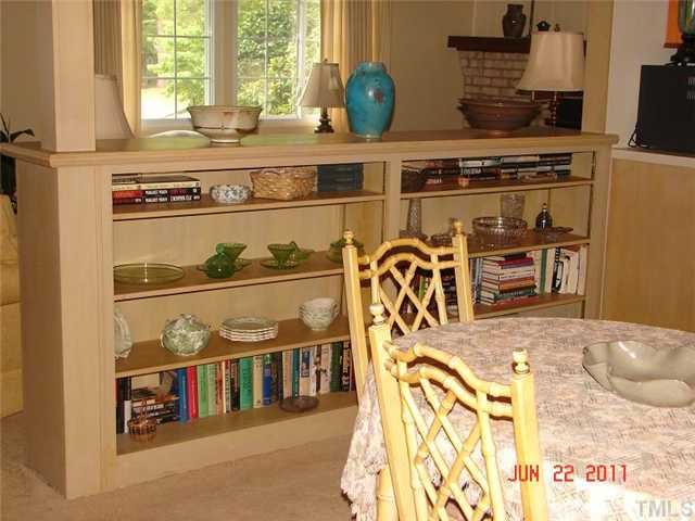 2113 Jordan Cabin Road Wendell, NC 27591 - Photo 13 of 20 Custom bookcases in dining room
