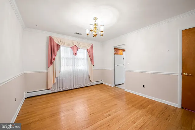 wooden floor in an empty room