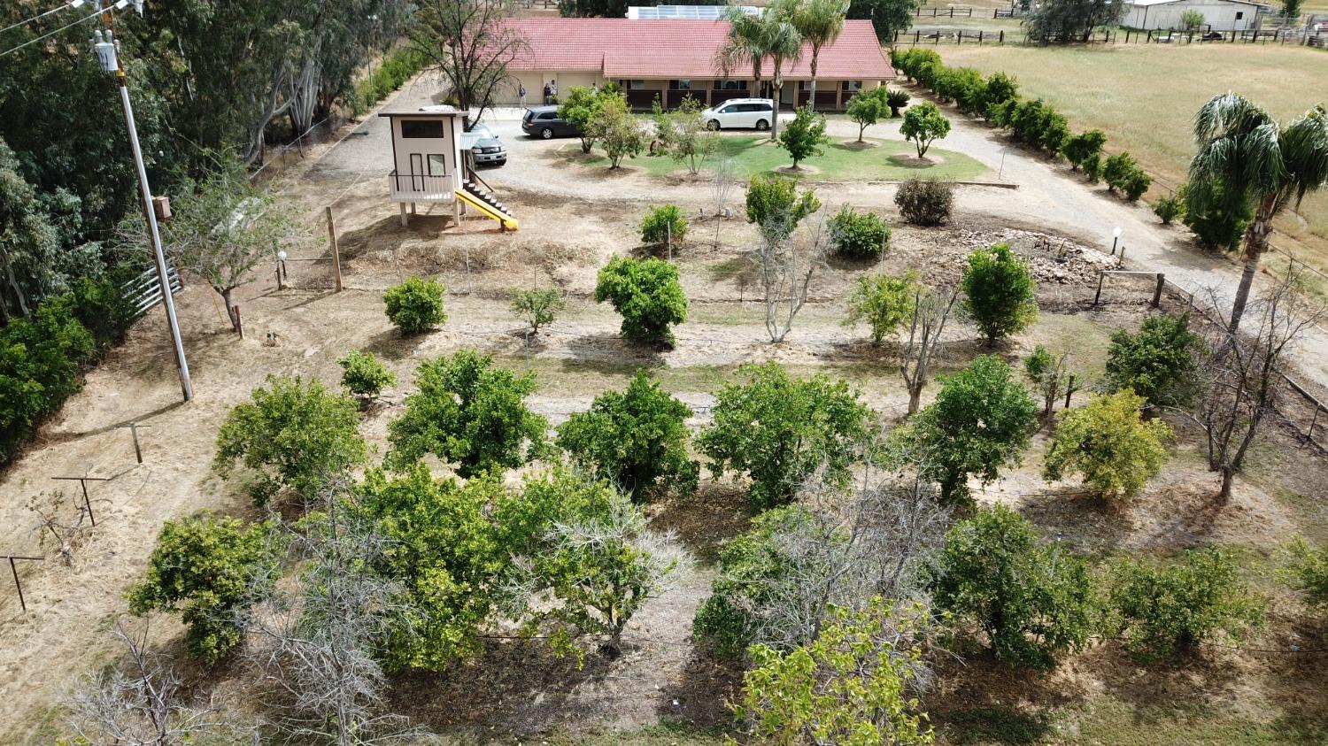 2344 Tivy Valley Road Sanger, CA 93657 - Photo 50 of 61 an aerial view of a house with garden space and street view