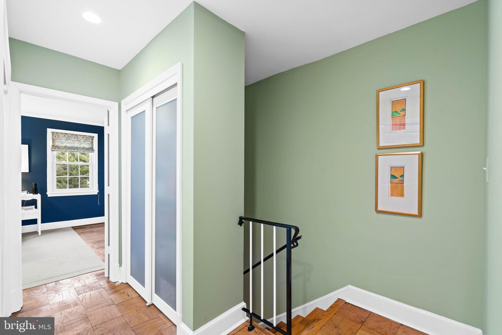 3297 Sutton Place Northwest, Unit B Washington, DC 20016 - Photo 37 of 43 a view of a hallway with interior of the house