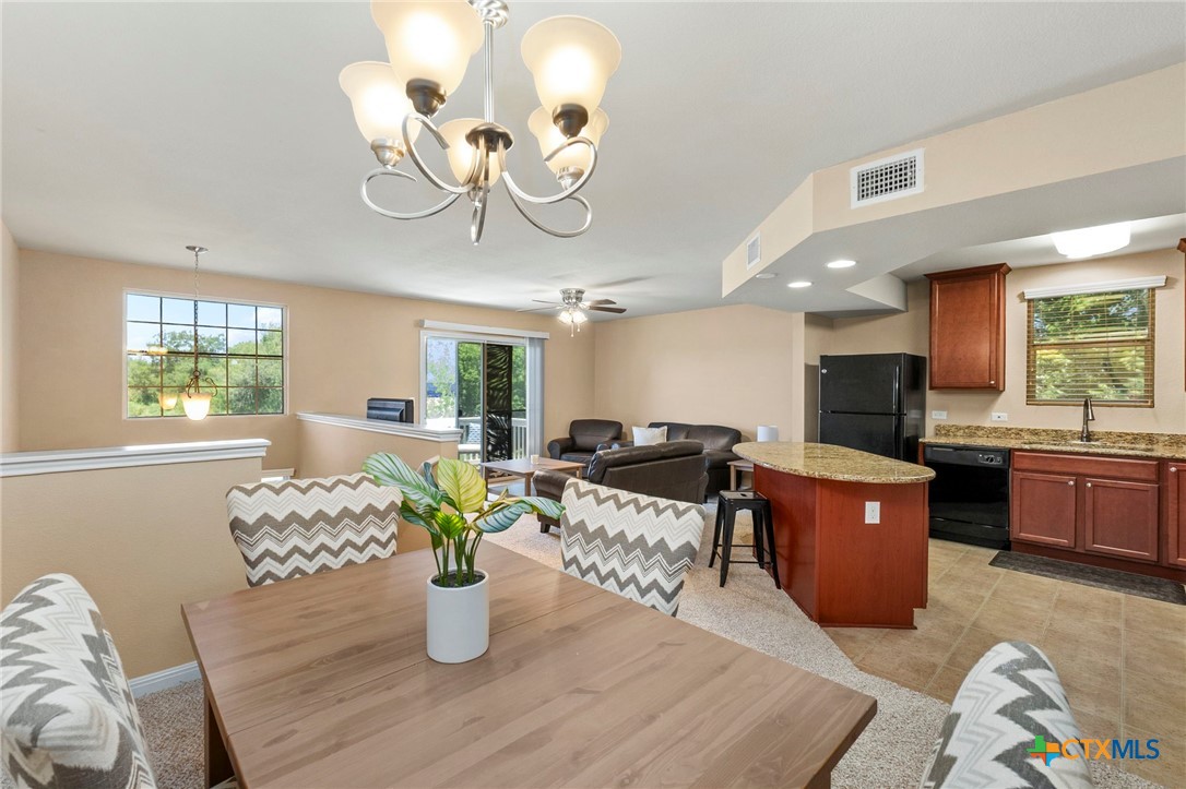 340 Trestle Tree San Marcos, TX 78666 - Photo 6 of 32 Upstairs Living/Dining/Kitchen