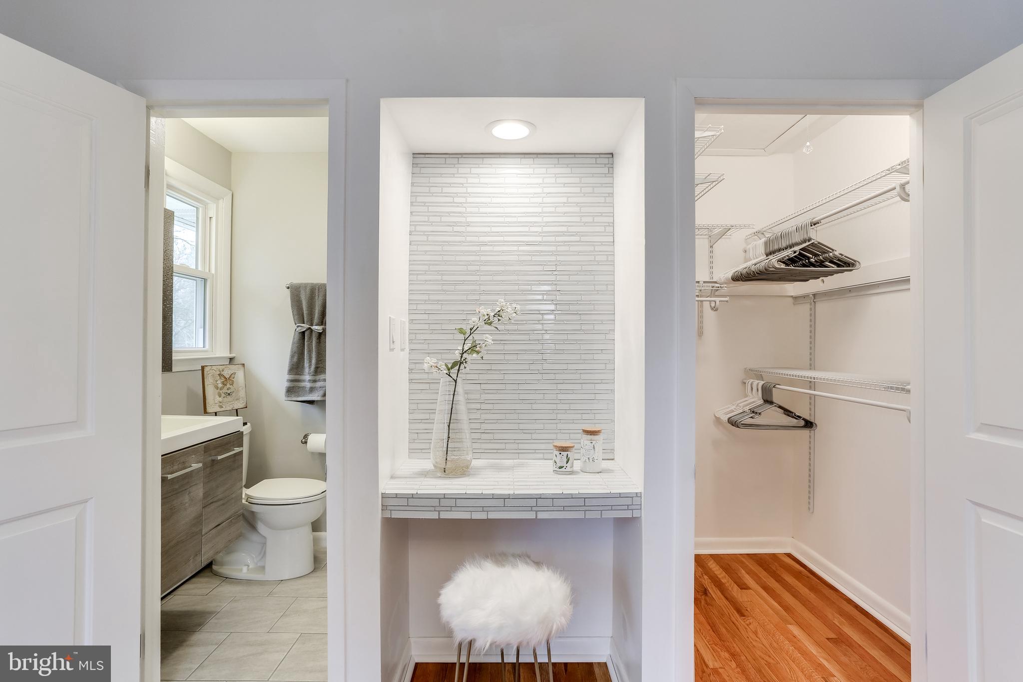 221 Coldbrook Road Lutherville-Timonium, MD 21093 - Photo 12 of 37 Close up view-Master Bath, Vanity & walkin Closet