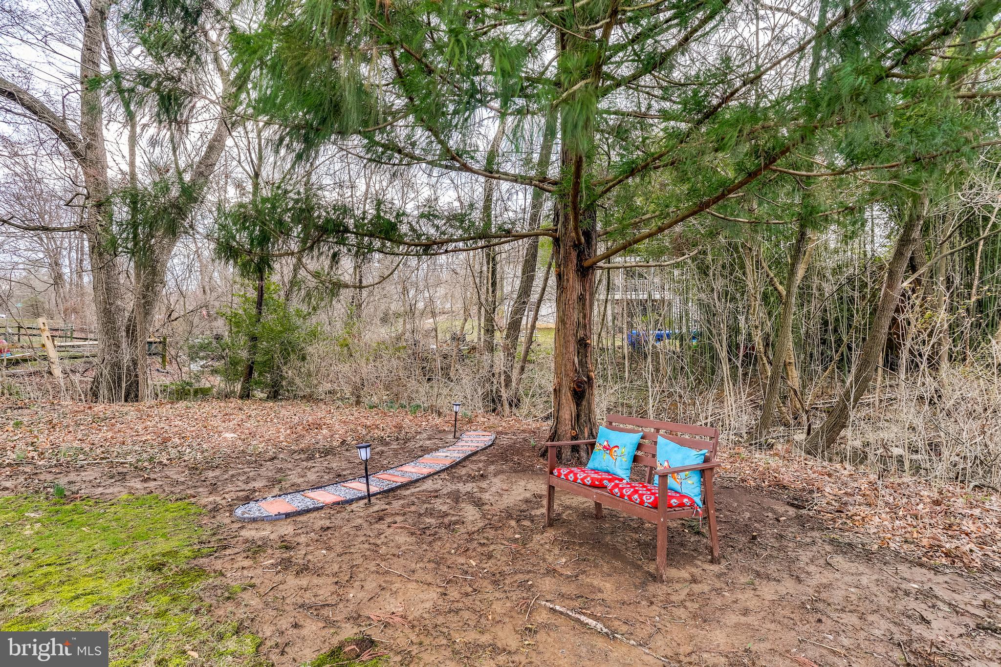 221 Coldbrook Road Lutherville-Timonium, MD 21093 - Photo 37 of 37 Relax underl Evergreen w/walkway near Stream