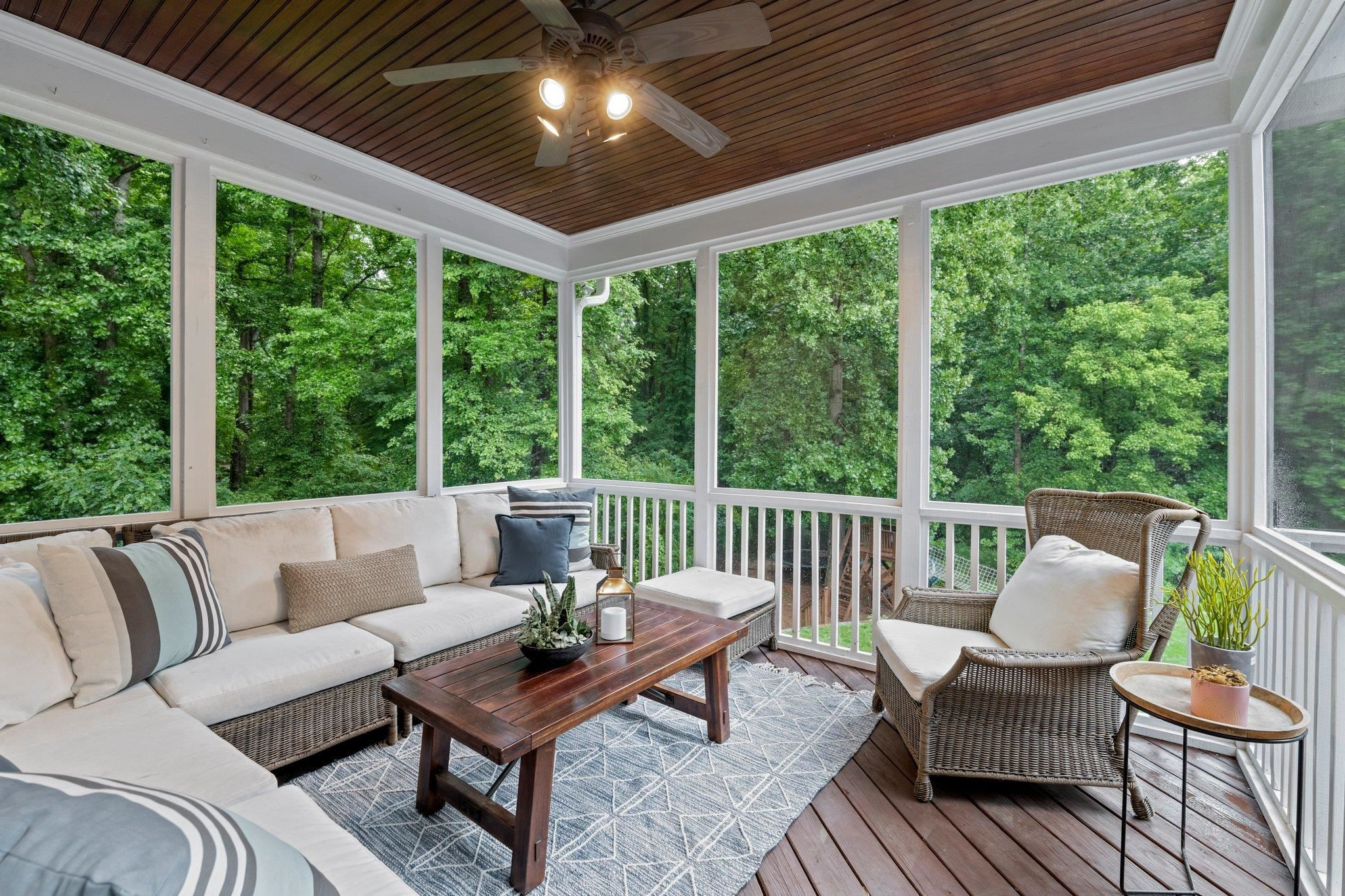 8340 Wheatstone Lane Raleigh, NC 27613 - Photo 13 of 54 Screened porch.