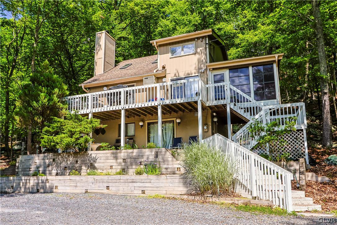 6463 Decker Road Bushkill, PA 18324 - Photo 41 of 50 front view of house with a street view