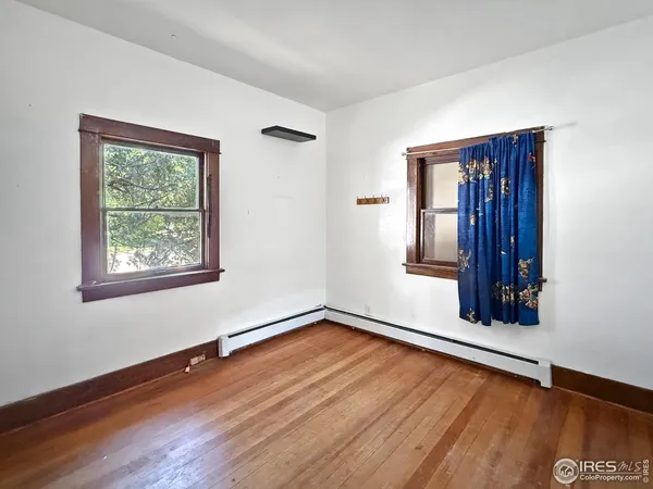wooden floor in an empty room