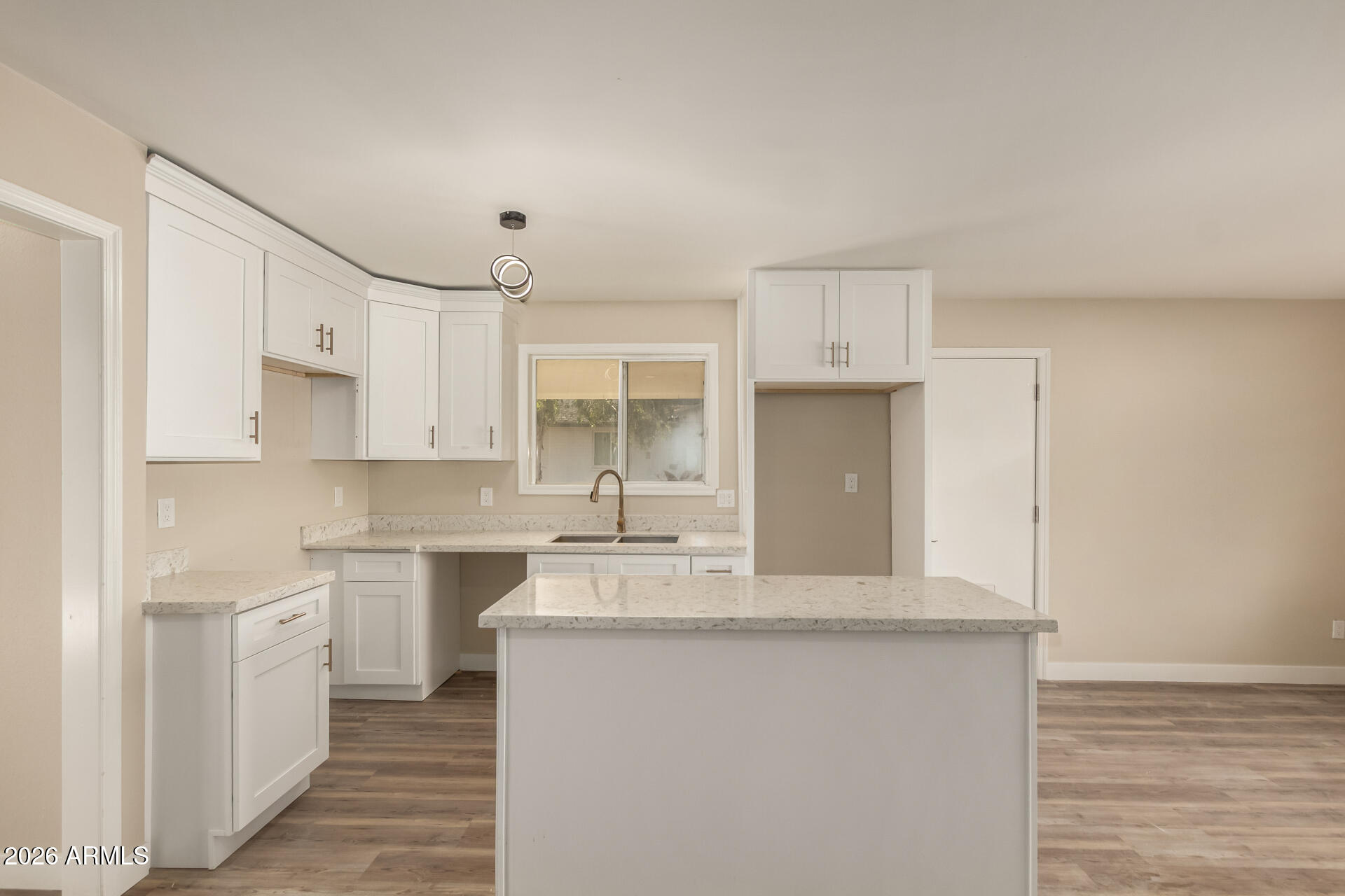 2834 East Shangri-La Road Phoenix, AZ 85028 - Photo 14 of 33 a kitchen with granite countertop white cabinets white stainless steel appliances with a sink and dishwasher