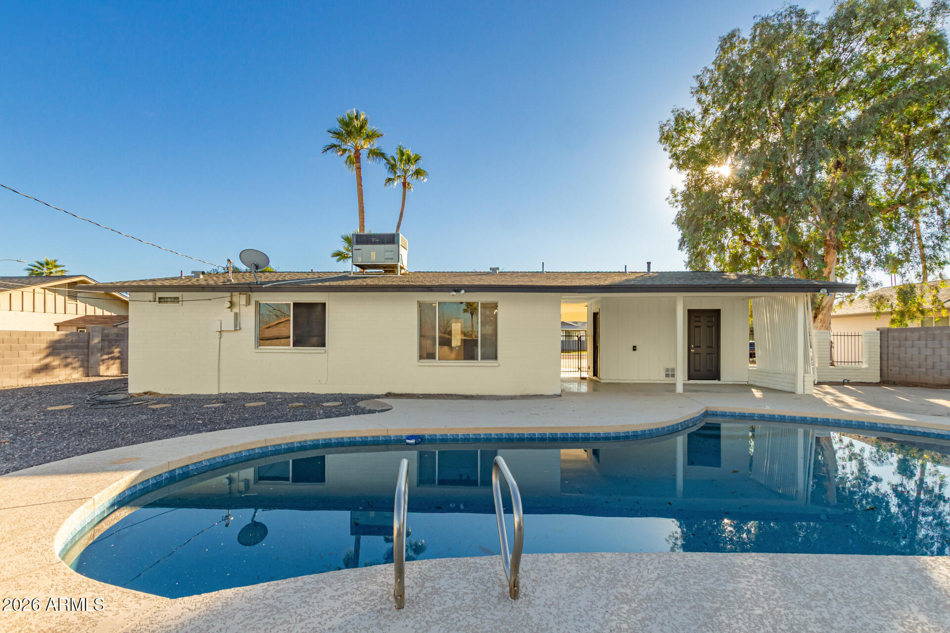 2834 East Shangri-La Road Phoenix, AZ 85028 - Photo 30 of 33 a view of house with swimming pool