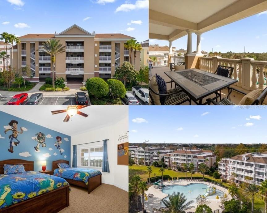 7606 Sandy Ridge Drive, Unit 401 Reunion, FL 34747 - Photo 1 of 1 a view of swimming pool in front of building