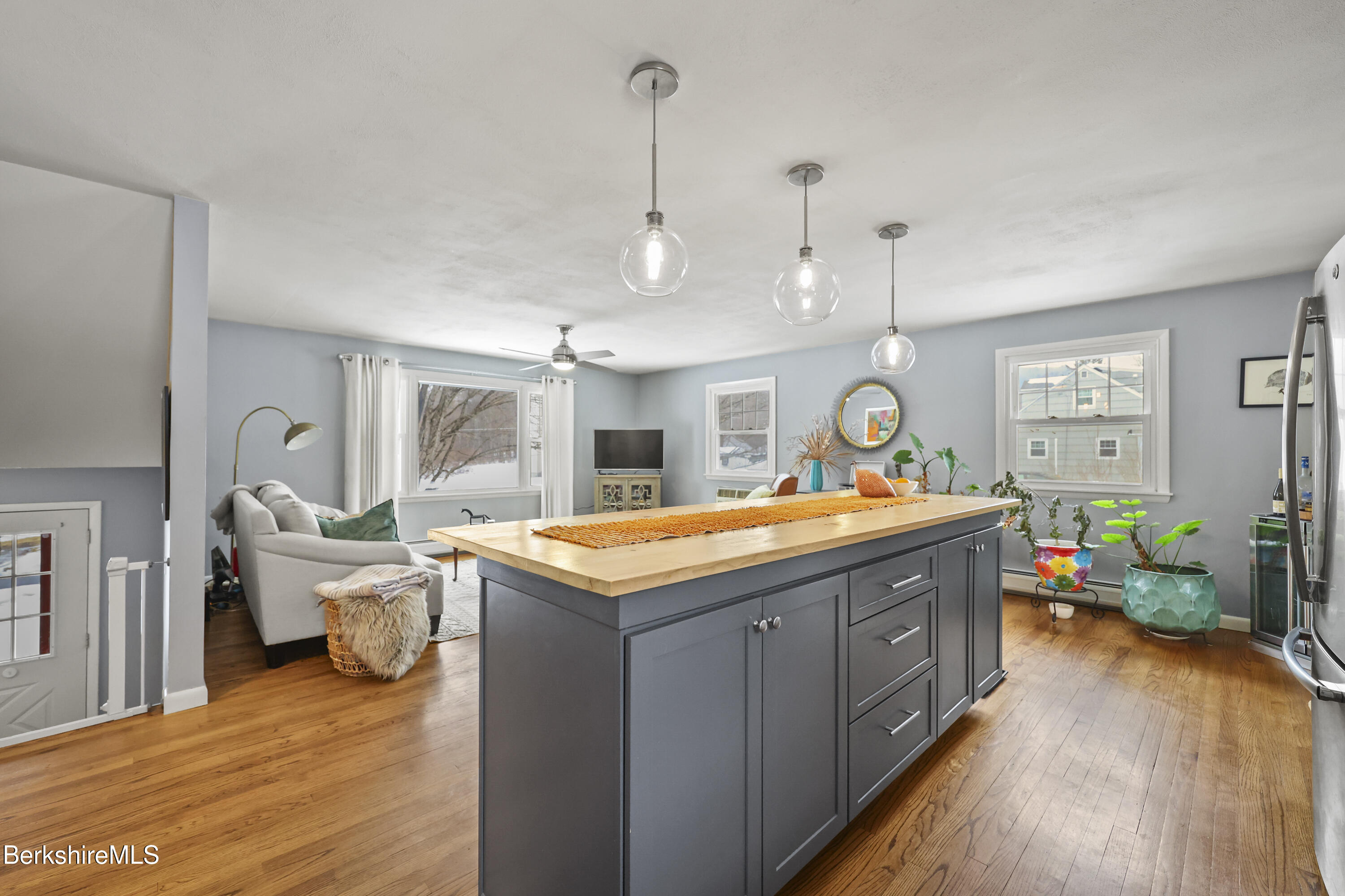 184 Washington Mountain Road Lee, MA 01238 - Photo 17 of 42 a view of a kitchen and dining room
