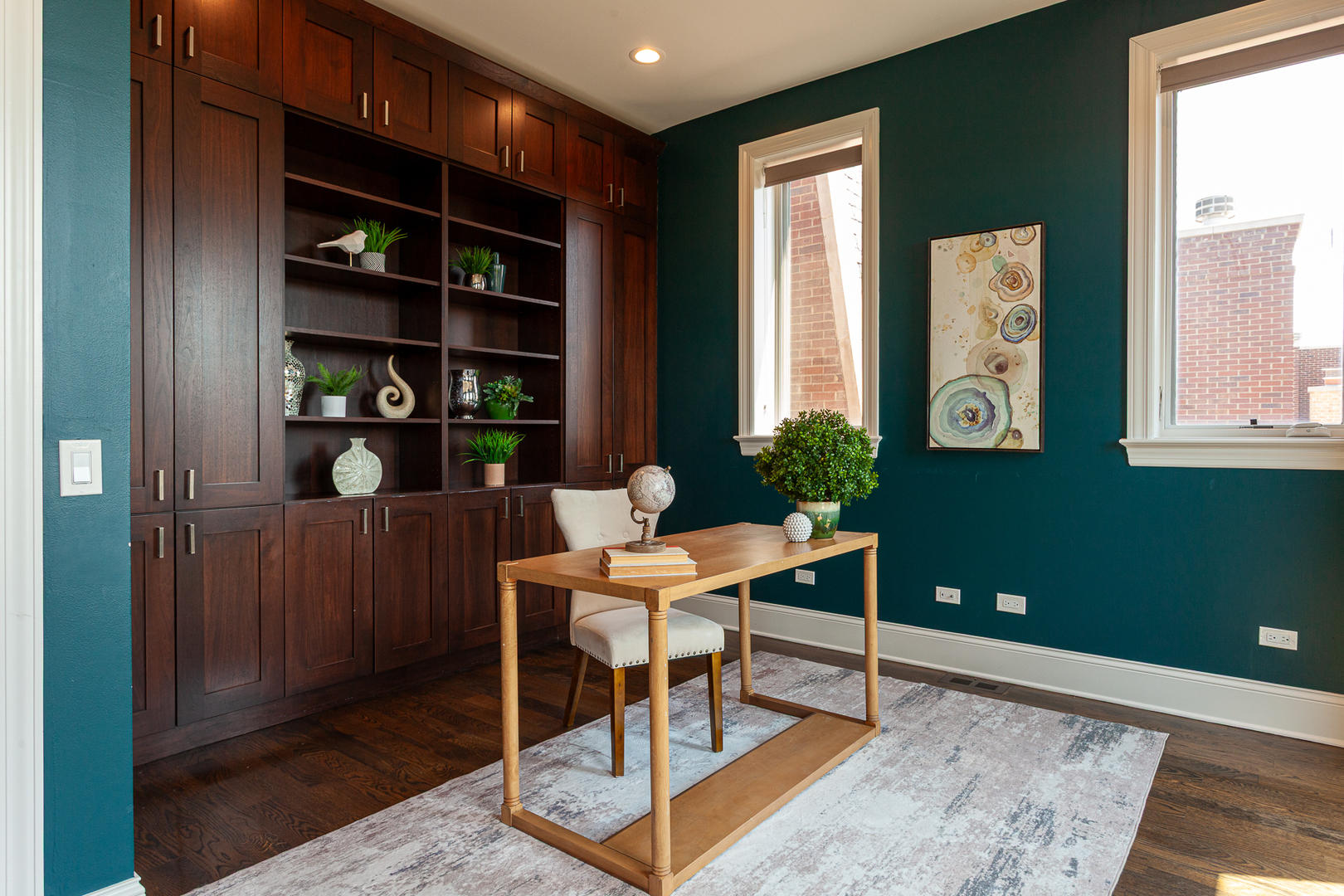 1758 West Surf Street Chicago, IL 60657 - Photo 37 of 51 a workspace with furniture and window
