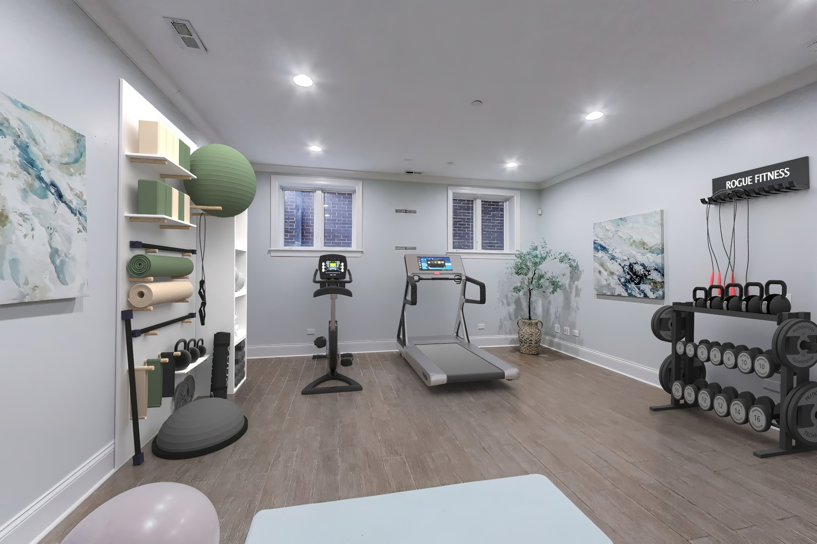 1758 West Surf Street Chicago, IL 60657 - Photo 45 of 51 a view of a room with gym equipment