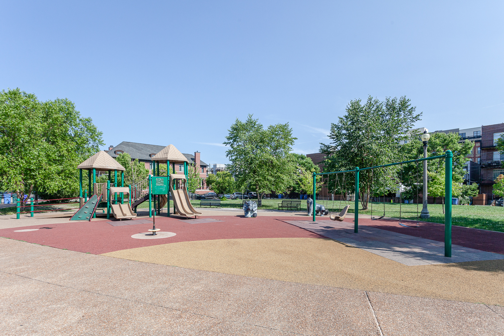 1758 West Surf Street Chicago, IL 60657 - Photo 51 of 51 a view of a park with swings