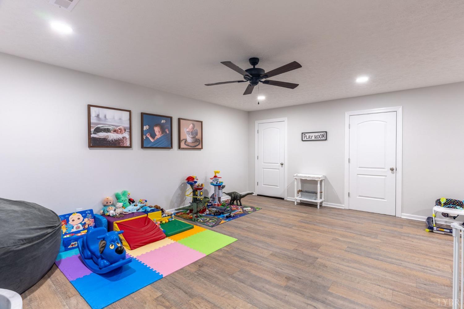 517 Beeks Lane Spout Spring, VA 24593 - Photo 20 of 33 a living room with furniture pool table and window