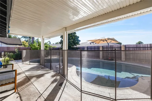 a view of outdoor space with seating area