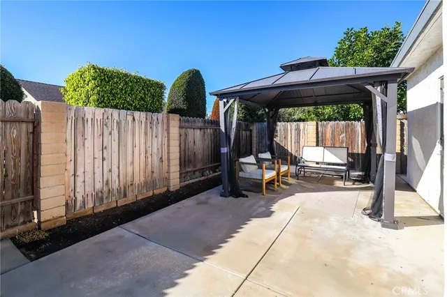 a view of porch with seating space