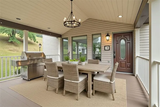 a view of house with garden space and street view