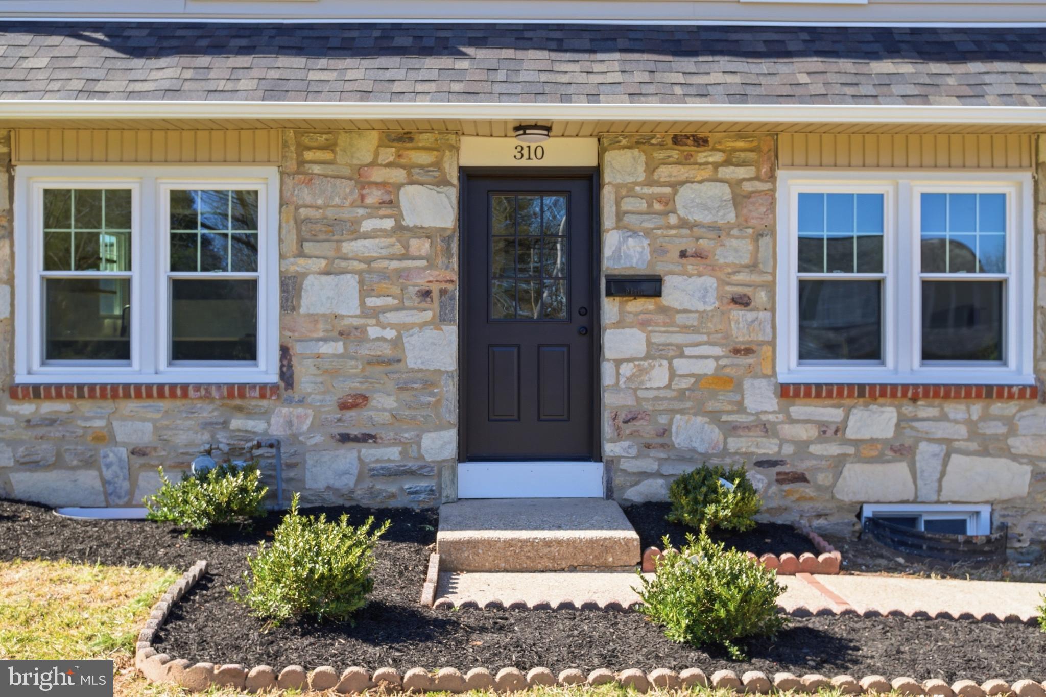 310 Greenhill Road Willow Grove, PA 19090 - Photo 14 of 35 Front door entrance with new landscaping