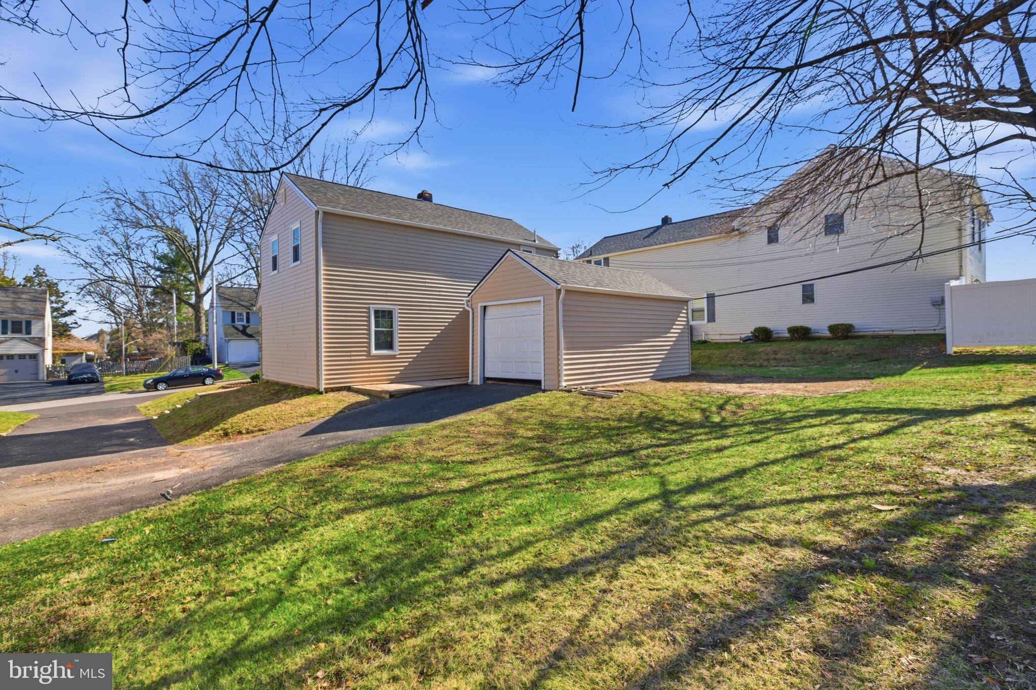 310 Greenhill Road Willow Grove, PA 19090 - Photo 18 of 35 Large backyard & detached garage, shared driveway