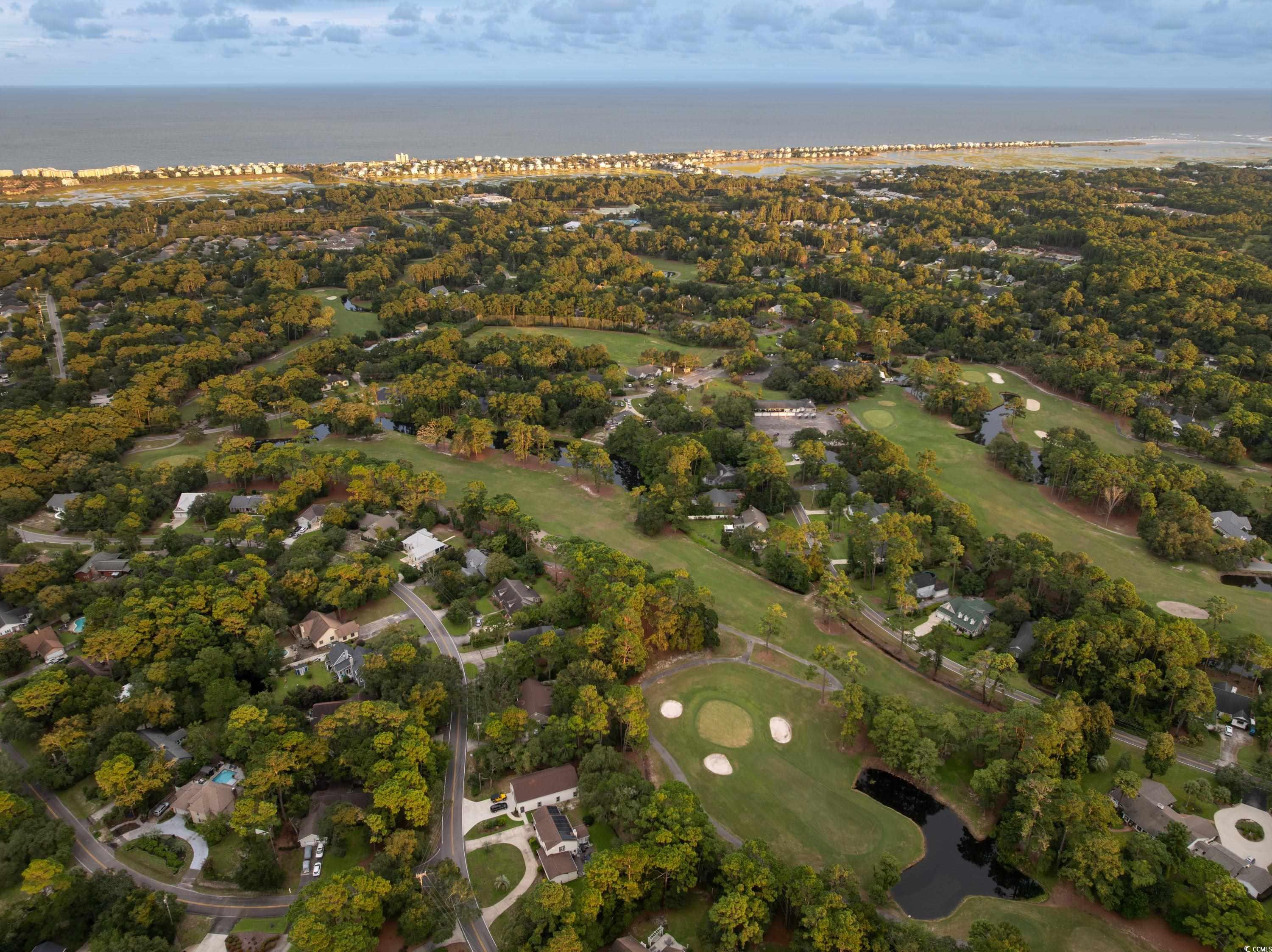 64 Condor Court Pawleys Island, SC 29585 - Photo 10 of 15 Dock area featuring a pier and view of water and beach