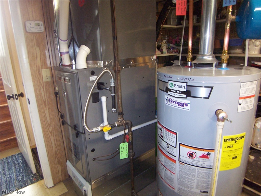 99 Progress Ridge Road Walker, WV 26180 - Photo 29 of 29 Laundry room has gas and electric dryer hookup. Newer FA gas furance with air cleaner.