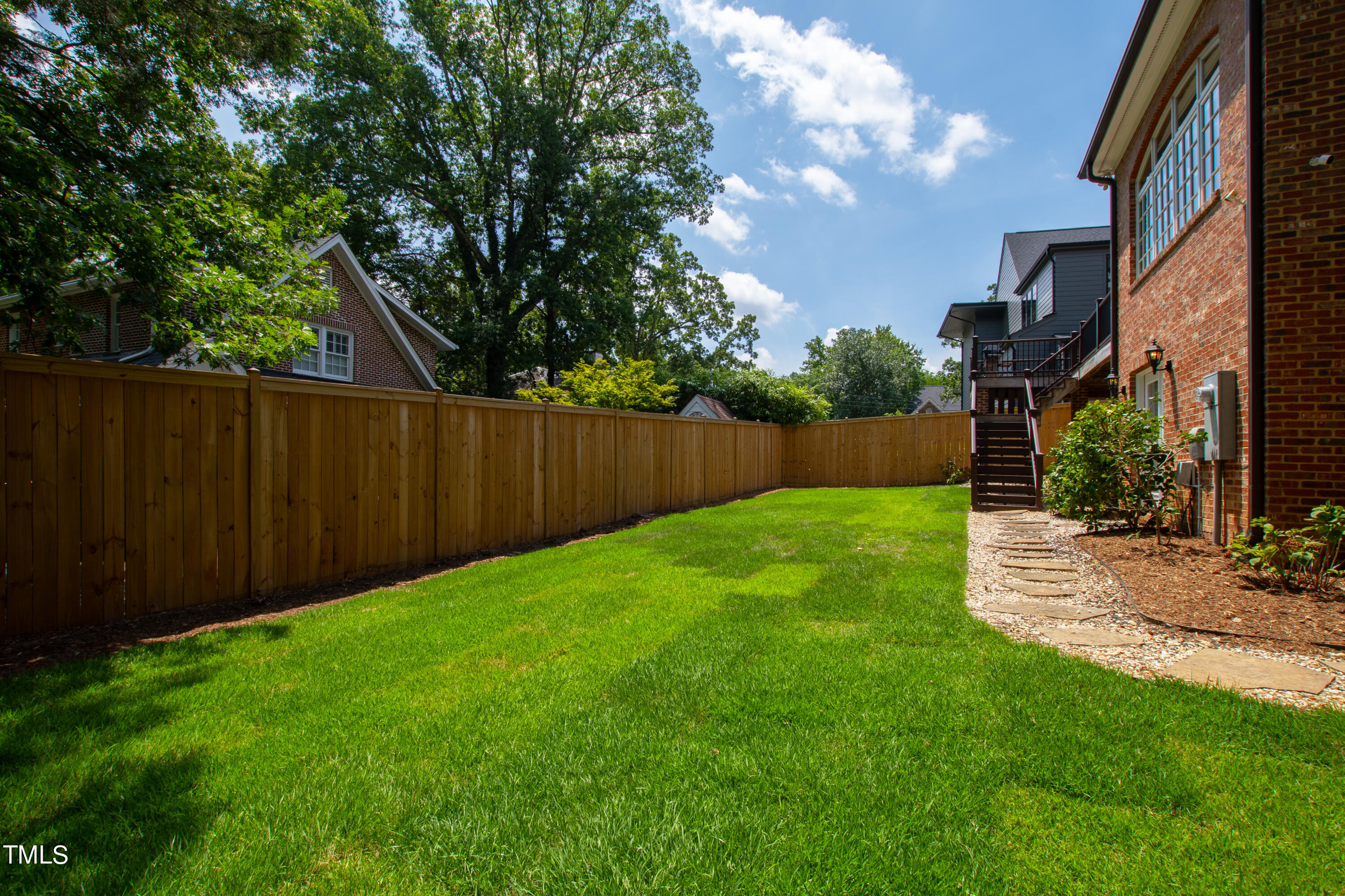 1804 Mcdonald Lane Raleigh, NC 27608 - Photo 50 of 62 a view of yard in front of house with trees