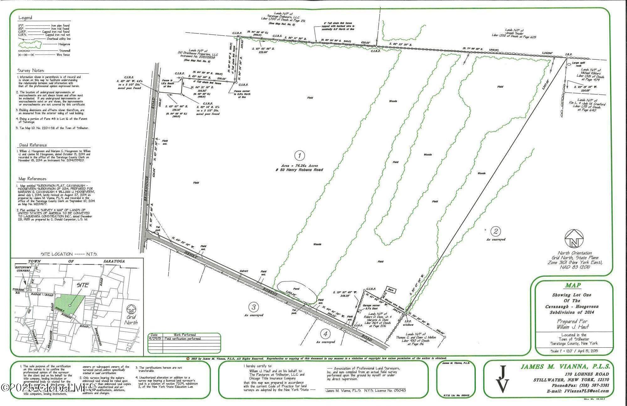 50 Robens Road Stillwater, NY 12170 - Photo 13 of 52 50 Henry Robens Road Survey Map